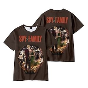 Inspired by Spy x Family Spy Family Loid Forger Yor Forger Anya Forger Cosplay Costume T-shirt Cartoon Anime Harajuku Graphic Kawaii T-shirt For Men's Women's Unisex Adults' Hot Stamping 100 Lightinthebox