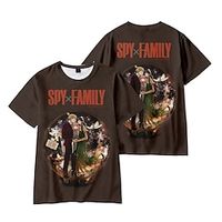 Inspired by Spy x Family Spy Family Loid Forger Yor Forger Anya Forger Cosplay Costume T-shirt Cartoon Anime Harajuku Graphic Kawaii T-shirt For Men's Women's Unisex Adults' Hot Stamping 100 Lightinthebox - thumbnail