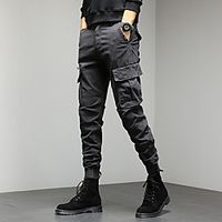 Men's Work Pants Hiking Cargo Pants Track Pants 6 Pockets Military Fashion Winter Summer Outdoor Windproof Ripstop Breathable Multi Pockets Cotton Bottoms Grey Green Black Hunting Fishing Climbing 28 Lightinthebox - thumbnail