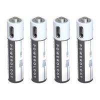 Powerology AA USB Rechargeable Battery (Pack of 4) - thumbnail