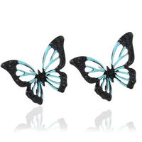 Trendy Butterfly Rhinestones Earrings