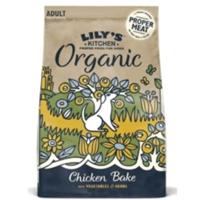 Lily's Kitchen Organic Chicken Bake Vegetable & Herb Adult Dry Dog Food - 7Kg