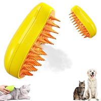 Steamy Cat Brush - 3 In1 Cat Steamy Brush, Self Cleaning Steam Cat Brush, Cat Steamer Brush for Massage for Removing Tangled And Loosse Hair Lightinthebox