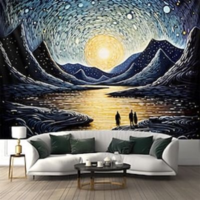 Mountain Landscape Hanging Tapestry Wall Art Large Tapestry Mural Decor Photograph Backdrop Blanket Curtain Home Bedroom Living Room Decoration Lightinthebox