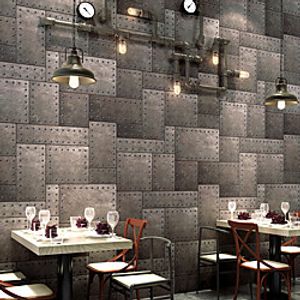 Wallpaper Wall Covering Sticker Film Peel and Stick Removable Modern Industrial style Non Woven Home Decor 531000cm Lightinthebox