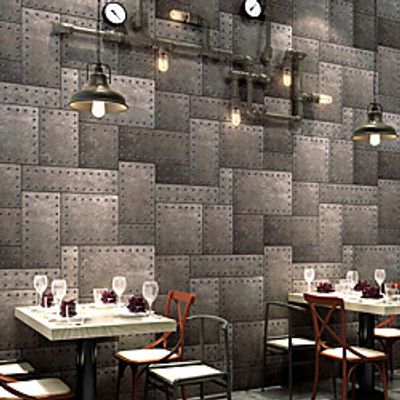Wallpaper Wall Covering Sticker Film Peel and Stick Removable Modern Industrial style Non Woven Home Decor 531000cm Lightinthebox