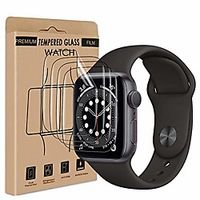wsky protective film compatible with apple watch series 456  se (40mm) [4 pieces], tpu flexible, high transparency, high sensitivity, ultra-thin, anti-dirt protective film Lightinthebox - thumbnail