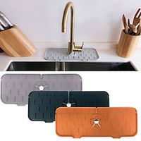 Faucet Splash Guard For Kitchen Sink Silicone Drain Pad Kitchen Accessories Sink Draining Pad Behind Bathroom Accessories Lightinthebox Faucet Splash Guard For Kitchen Sink Silicone Drain Pad Kitchen Accessories Sink Draining Pad Behind Bathroom Accessories Lightinthebox