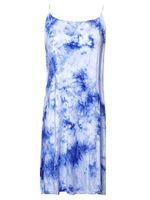 Women Printing Spaghetti Strap Backless Dress