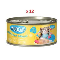 Moochie Kitten Mousse Tuna & Chicken Recipe 85G Can (Pack Of 12)