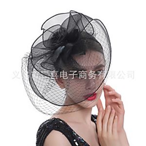 flower butterfly bridal wedding headdress fashion feather hair accessories banquet party hat hairpin headband dual-use miniinthebox