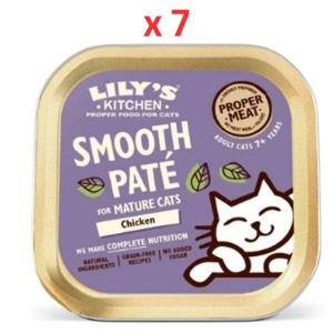 Lily's Kitchen Chicken Pate For Mature Cats Wet Food 85G Pack Of 7