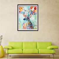 Colorful Deer DIY 5D Diamond Painting