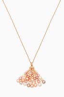 Bahar Diamond Necklace with Pearls in 18kt Rose Gold, Small Bahar Diamond Necklace with Pearls in 18kt Rose Gold, Small