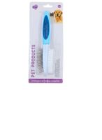 Pet King Double Sided Brush for Dogs and Cats - 22X6CM