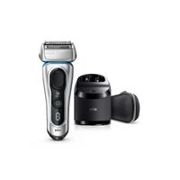 Braun Wet and Dry Electric Shaver | Series 8 | Charge station | SHAVER8390CC | Silver Color