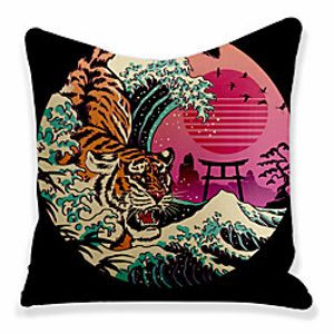 Double Side Cushion Cover 1PC Soft Decorative Square Throw Pillow Cover Cushion Case Pillowcase for Sofa Bedroom Superior Quality Machine Washable Lightinthebox