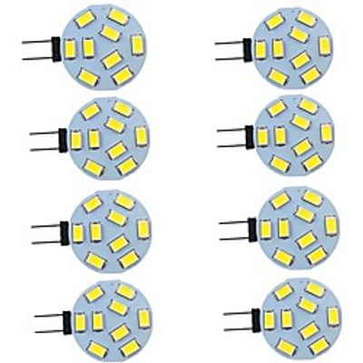 8pcs 2 W LED Bi-pin Lights 260 lm G4 9 LED Beads SMD 5730 Warm White Natural White White 9-30 V Lightinthebox