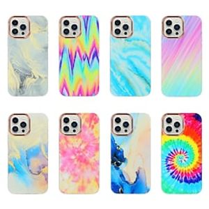 Phone Case For Apple Back Cover iPhone 13 Pro Max 12 11 X XR XS Max Portable Transparent Glitter Shine Lines  Waves Glitter Shine Marble TPU Lightinthebox