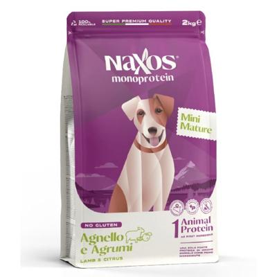 Naxos Mini Mature Lamb and Citrus For Dog 2kg