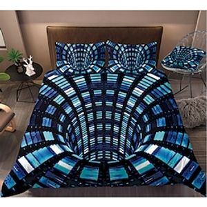 3D Vortex Home Bedding Duvet Cover Sets QueenKing SizeTwinSingle(Include 1 Duvet Cover, 1 Or 2 Pillowcases Shams),3D Digktal Print Lightinthebox