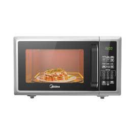 Midea 25L Microwave Oven with Digital Touch Control, 900W Power, Child-Safety-Lock, 10 Power Levels, LED Display with+30s Express Start, Grilling Roasting & Cooking Functions, EM925A2GU-SL