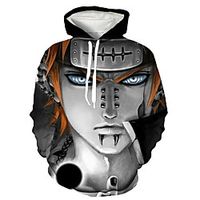 Inspired by Naruto Uchiha Itachi Hoodie Anime 100% Polyester Anime 3D Harajuku Graphic Outerwear For Men's  Women's  Couple's Lightinthebox - thumbnail