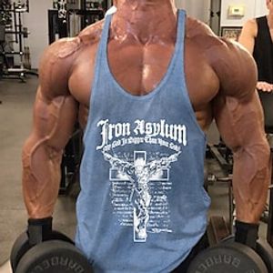 Men's Running Tank Top Gym Tank Top Sleeveless Top Athletic Athleisure Breathable Moisture Wicking Soft Fitness Gym Workout Running Sportswear Activewear Black White Pink miniinthebox