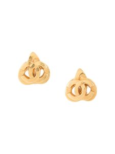 Chanel Pre-Owned 1997 CC clip-on earrings - GOLD