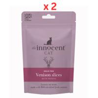 The Innocent Cat Venison Slices With Potato Grain-Free Cat Treats 70g Pack Of 2