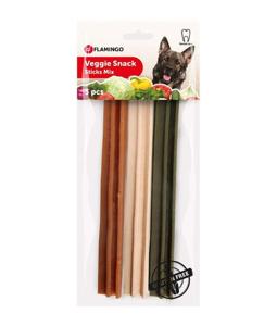 Flamingo Veggie Snack Sticks Mix Dog Treats 150g
