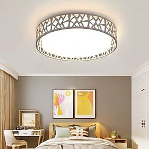 LED Ceiling Light Modern Simple Round Includes Dimmable Version Flush Mount 18 Inch 30W Round Decoration Lighting Acrylic lampshade for Kitchen Hallway Bedroom Stairways AC110V AC220 Lightinthebox
