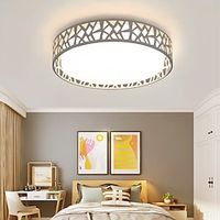 LED Ceiling Light Modern Simple Round Includes Dimmable Version Flush Mount 18 Inch 30W Round Decoration Lighting Acrylic lampshade for Kitchen Hallway Bedroom Stairways AC110V AC220 Lightinthebox - thumbnail