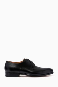 Derby Lace-Up Shoes in Calf Leather