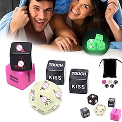 COUPLE GAME Day Valentine's Day Dice Set Fun Adult Love Posture Couple Game Sex Noctilucent Erotic Lovers Position Foreplay Romantic Party Toys Lightinthebox
