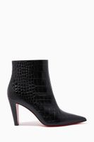 Slimini 85 Ankle Boots in Alligator Embossed Leather Slimini 85 Ankle Boots in Alligator Embossed Leather