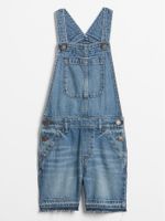 Kids Denim Shortalls - thumbnail
