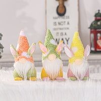 Easter Faceless Doll Tabletop Decoration - Cartoon Rabbit Figurine for Festive Scene Decoration and Setting the Holiday Atmosphere Lightinthebox