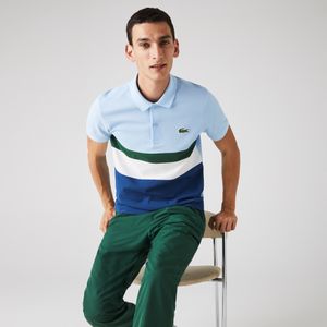 Men's Lacoste Regular Fit Colourblock Cotton Piqué Polo Shirt