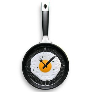 Creative Wall Clock Fried Egg Pan