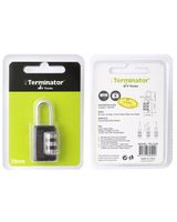 Terminator Pad Lock 20mm Black