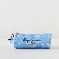 Pepe Jeans Floral Print Pencil Case with Zip Closure