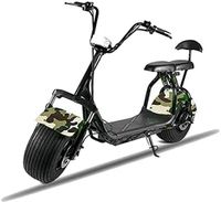 Megastar Coco City Harley 60 V Electric Fat Tyre Scooter - Army Green (UAE Delivery Only)