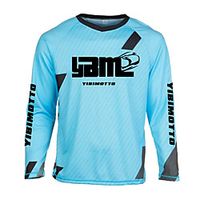 CAWANFLY Men's Long Sleeve Cycling Jersey Summer Blue Bike Top Mountain Bike MTB Road Bike Cycling Quick Dry Sports Clothing Apparel  Micro-elastic Lightinthebox - thumbnail