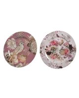 Homesmiths Christmas Plate Snowflake Soft Pink Velvet Pink Dia 33cm Assorted 1 Piece