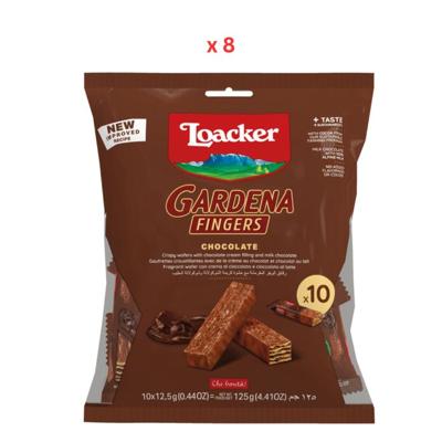 Loacker Gardena Fingers Chocolate 8X125G