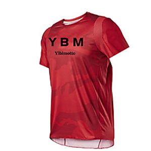 CAWANFLY Men's Short Sleeve Cycling Jersey Summer Red Bike Top Mountain Bike MTB Road Bike Cycling Quick Dry Sports Clothing Apparel  Micro-elastic Lightinthebox