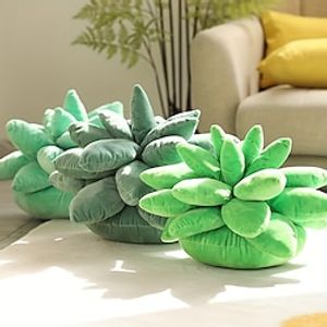 Adorable Succulent Plant Throw Pillow - Perfect Gift For Kids! miniinthebox