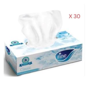 Fine Classic Facial Tissues, 2 Ply - 30 x 150 sheets