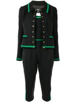 Chanel Pre-Owned 1994 strapless playsuit and jacket - Black